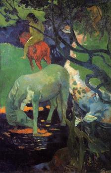 Paul Gauguin : The White Horse II